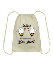 BOO SHEET Drawstring Bag tile