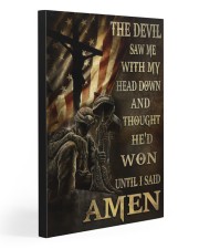 I SAID AMEN 20x30 Gallery Wrapped Canvas Prints front