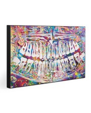 Dentist Colorful X-ray 30x20 Gallery Wrapped Canvas Prints front