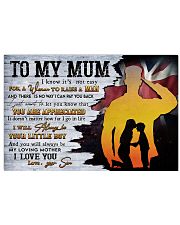 TO MY MUM Horizontal Poster tile