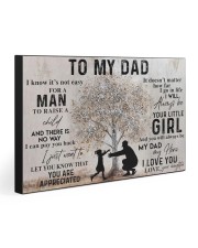TO MY DAD 30x20 Gallery Wrapped Canvas Prints front