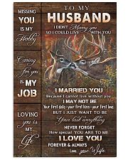 TO MY HUSBAND Vertical Poster tile