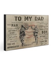 TO MY DAD - VETERAN 30x20 Gallery Wrapped Canvas Prints front