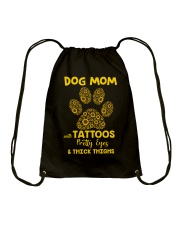 DOG MOM Drawstring Bag tile