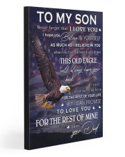 TO MY SON 20x30 Gallery Wrapped Canvas Prints front