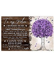TO MY MUM FROM DAUGHTER 36x24 Poster front