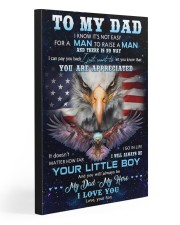 TO MY DAD 20x30 Gallery Wrapped Canvas Prints front