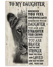 TO MY DAUGHTER Vertical Poster tile