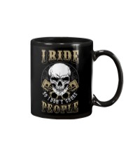 I RIDE SO I DON'T CHOKE PEOPLE - MB329 Mug tile