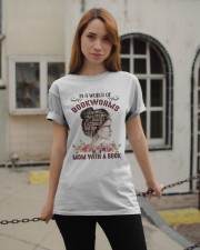 MOM WITH A BOOK Classic T-Shirt apparel-classic-tshirt-lifestyle-19