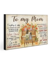 TO MY MOM 30x20 Gallery Wrapped Canvas Prints front