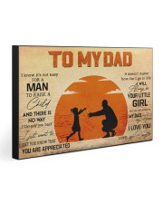 TO MY DAD 30x20 Gallery Wrapped Canvas Prints front