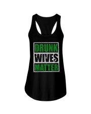 DRUNK WIVES MATTER Ladies Flowy Tank tile