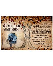 TO MY MOM AND DAD Horizontal Poster tile