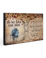 TO MY MOM AND DAD 30x20 Gallery Wrapped Canvas Prints front