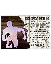 TO MY MUM - RUGBY 36x24 Poster front