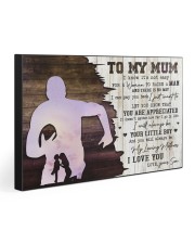 TO MY MUM - RUGBY Gallery Wrapped Canvas Prints tile