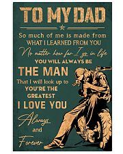 TO MY DAD Vertical Poster tile