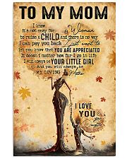 TO MY MOM 24x36 Poster front