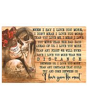 I love you the most Horizontal Poster tile