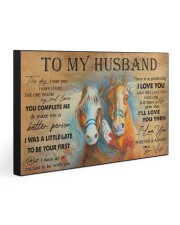 TO MY HUSBAND 30x20 Gallery Wrapped Canvas Prints front