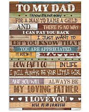 TO MY DAD - MB159 11x17 Poster front
