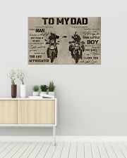 TO MY DAD - DIRTBIKE - MB295 36x24 Poster poster-landscape-36x24-lifestyle-01