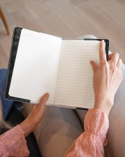 TO MY MOM Medium - Leather Notebook aos-medium-leather-notebook-lifestyle-front-14