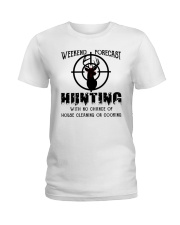 WEEKEND FORECAST Ladies T-Shirt tile