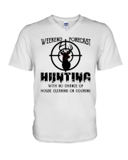 WEEKEND FORECAST V-Neck T-Shirt tile