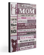 TO MY MOM 20x30 Gallery Wrapped Canvas Prints thumbnail