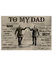 TO MY VIKING DAD - MB311 36x24 Poster front