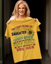IM NOT AFRAID TO USE HER Classic T-Shirt apparel-classic-tshirt-lifestyle-front-118