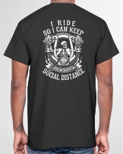 I RIDE SO I CAN KEEP SOCIAL DISTANCE - MB248 Classic T-Shirt garment-tshirt-unisex-back-04