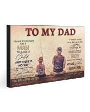 TO MY DAD - FISHING 30x20 Gallery Wrapped Canvas Prints front