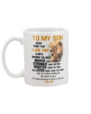 TO MY SON Mug back