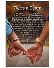 WE'RE A TEAM 11x17 Poster thumbnail