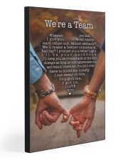 WE'RE A TEAM 20x30 Gallery Wrapped Canvas Prints front