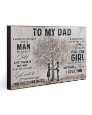 TO MY NURSE DAD 30x20 Gallery Wrapped Canvas Prints front