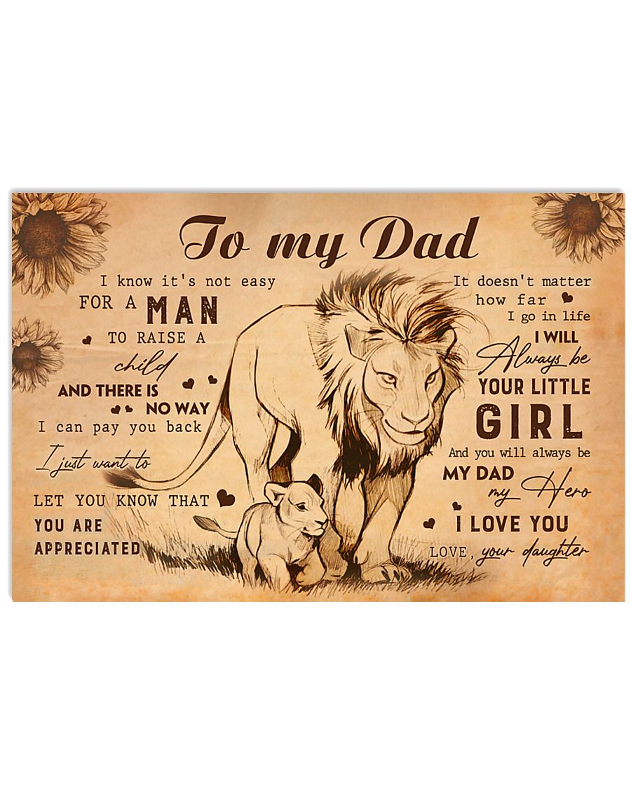 TO MY DAD - MB189 24x16 Poster