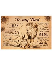 TO MY DAD - MB189 24x16 Poster front
