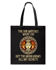 THE MOON KNOWS ALL MY SECRETS Tote Bag tile