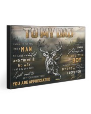 TO MY DAD 30x20 Gallery Wrapped Canvas Prints front
