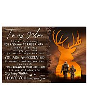 TO MY MOM - HUNTING 17x11 Poster thumbnail