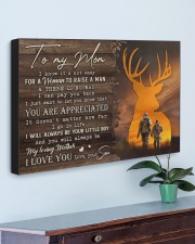 TO MY MOM - HUNTING 30x20 Gallery Wrapped Canvas Prints aos-canvas-pgw-30x20-lifestyle-front-01