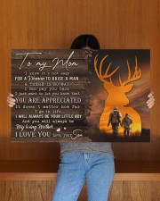 TO MY MOM - HUNTING 30x20 Gallery Wrapped Canvas Prints aos-canvas-pgw-30x20-lifestyle-front-22