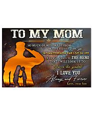 TO MY MOM 17x11 Poster thumbnail