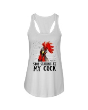 STOP STARING AT MY COCK Ladies Flowy Tank tile