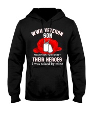 WWII VETERAN SON - MB337 Hooded Sweatshirt tile
