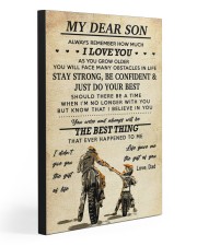 TO MY SON 20x30 Gallery Wrapped Canvas Prints front